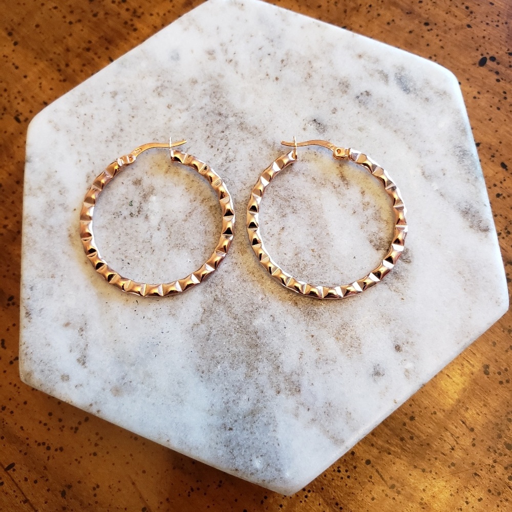Hoop earrings - Picture 2 of 2